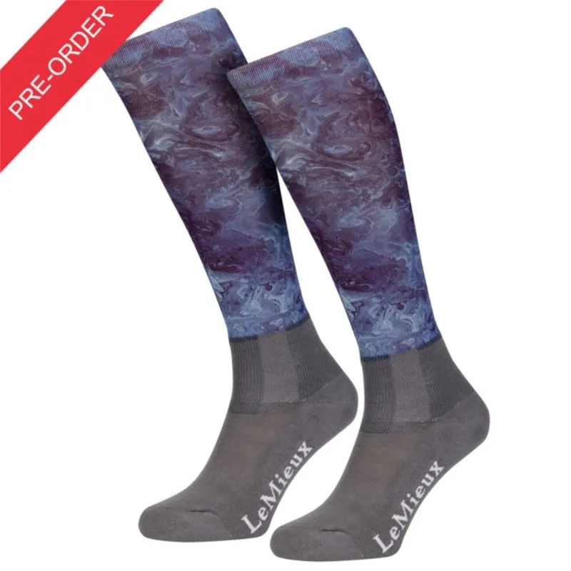 LeMieux Glace Junior Socks - Navy